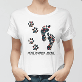 T-SHIRT FEMME À MANCHES COURTES IMPRIMÉ