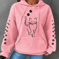 HOODIE FEMME À PETITS CARREAUX