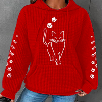 HOODIE FEMME À PETITS CARREAUX