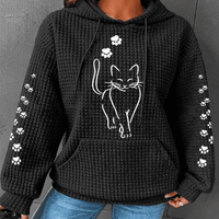HOODIE FEMME À PETITS CARREAUX
