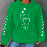 HOODIE FEMME À PETITS CARREAUX
