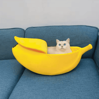 Lit Motif Banane pour chat!