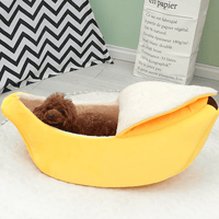 Lit Motif Banane pour chat!
