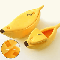 Lit Motif Banane pour chat!