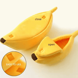 Lit Motif Banane pour chat!